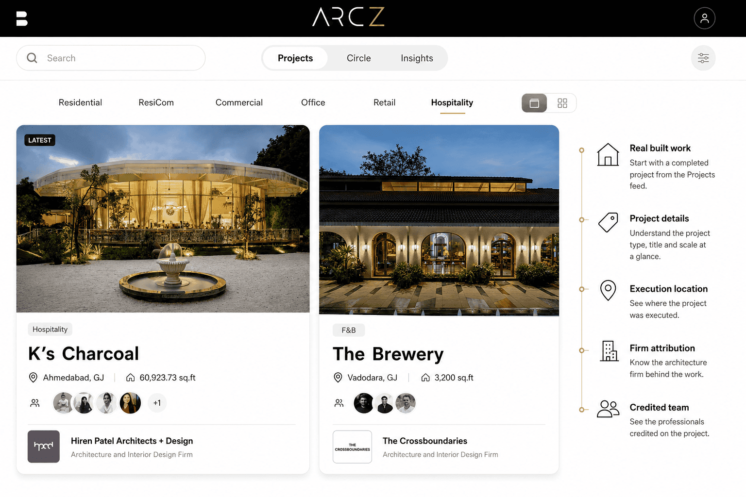 How the ARCZ Projects Feed Helps You Discover Real Built Work?
